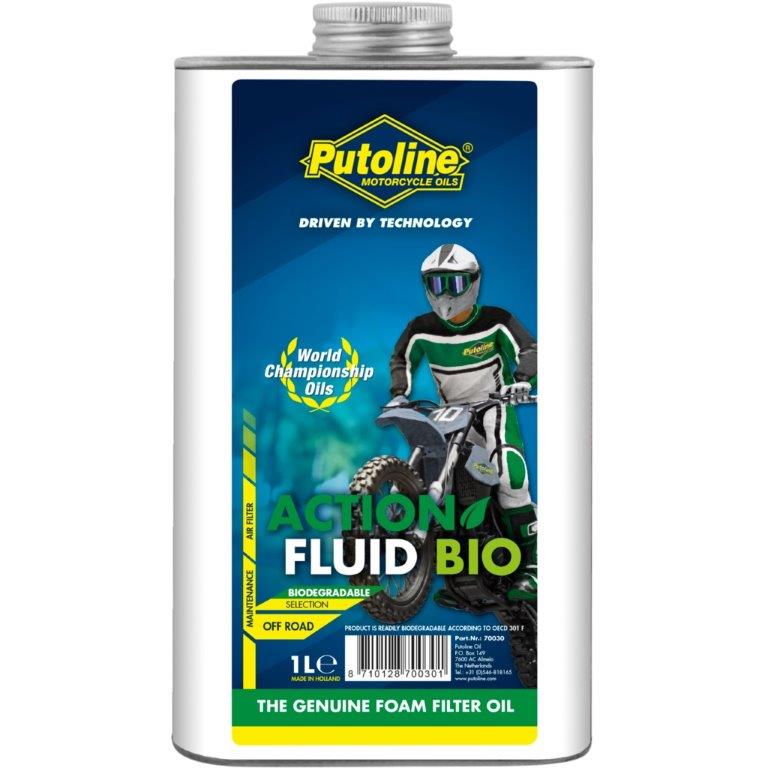 Putoline 1 liter Action Fluid Bio motorfiets luchtfilterolie