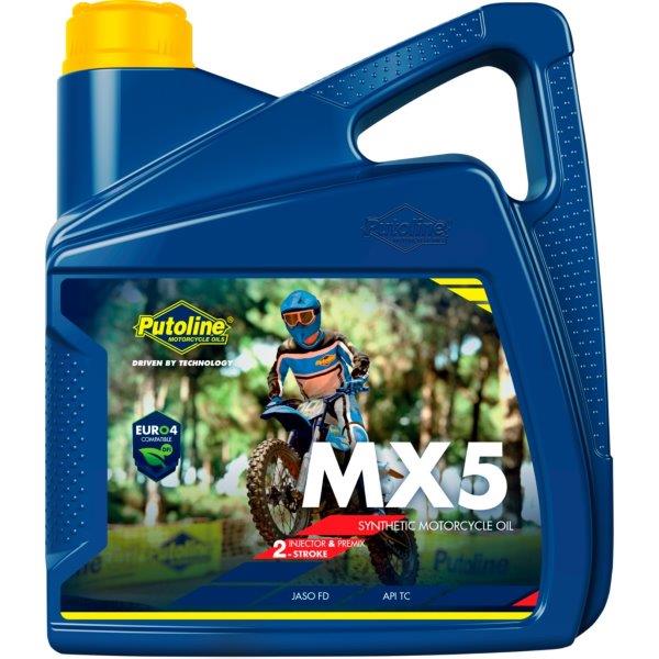 Putoline 4 liter 2-Takt olie MX 5