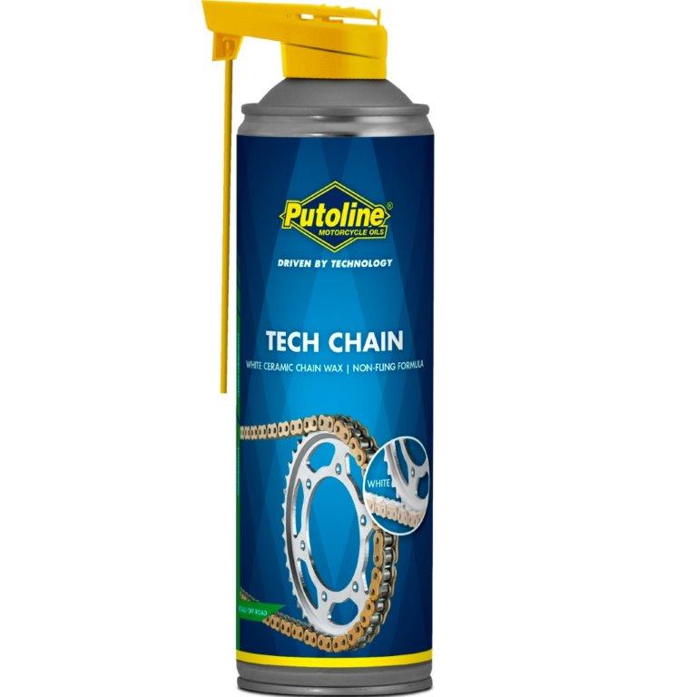 Putoline 500 ml aerosol Tech Chain motorfiets kettingspray