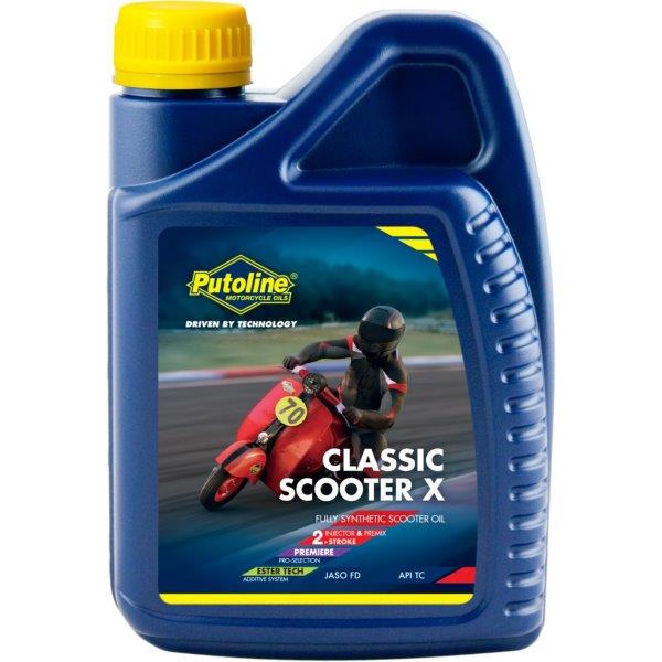 Putoline 1 liter 2-Takt olie Classic Scooter X