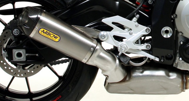 ARROW compleet titanium motorfiets uitlaatsysteem RACE TECH COMPETITION voor BMW S1000R 2014 tot 2016