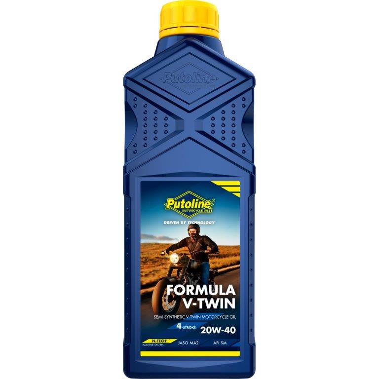 Putoline 1 liter Formula V-Twin 20W-40 semi-synthetische 4-takt motorfietsolie
