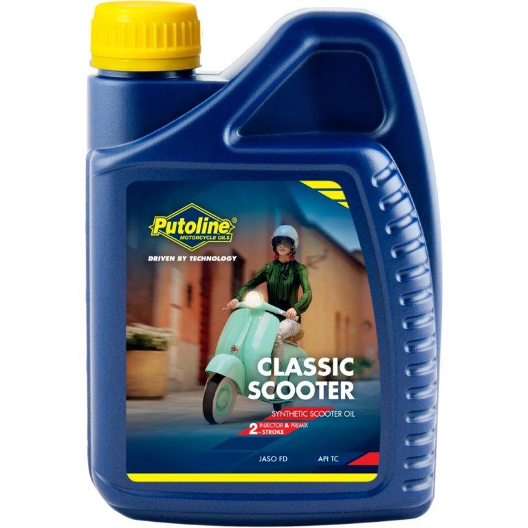 Putoline 1 liter 2-Takt olie Classic Scooter