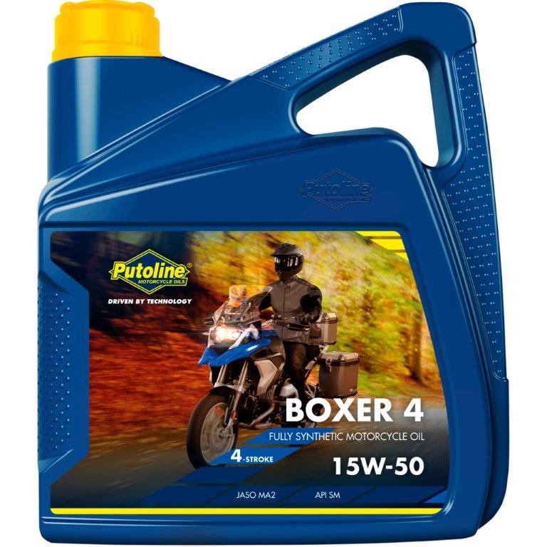 Putoline 4 liter Boxer 4 15W-50 vol-synthetische 4-takt motorfietsolie
