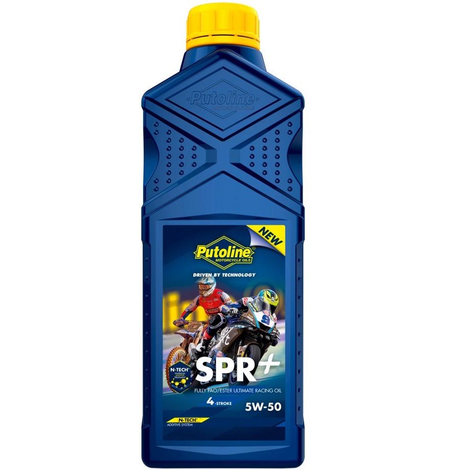 Putoline 1 liter N-TECH® SPR+ 5W-50 vol-synthetische 4-takt motorfietsolie