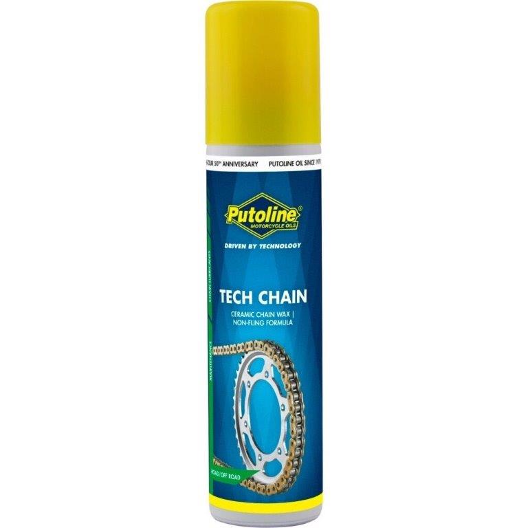 Putoline 75 ml aerosol Tech Chain motorfiets kettingspray