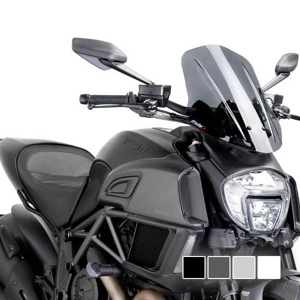 Puig Touring Windscherm Ducati Diavel 1200 2014-2018