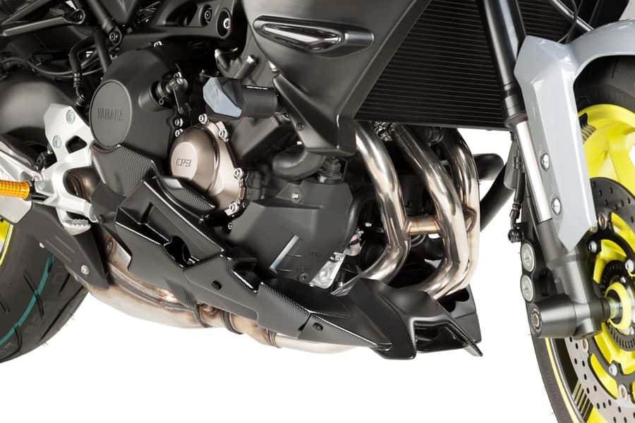 Puig Motorspoiler Yamaha MT 09 / SP / Tracer / Tracer 900 Met Originele Uitlaat Systeem Carbon Look