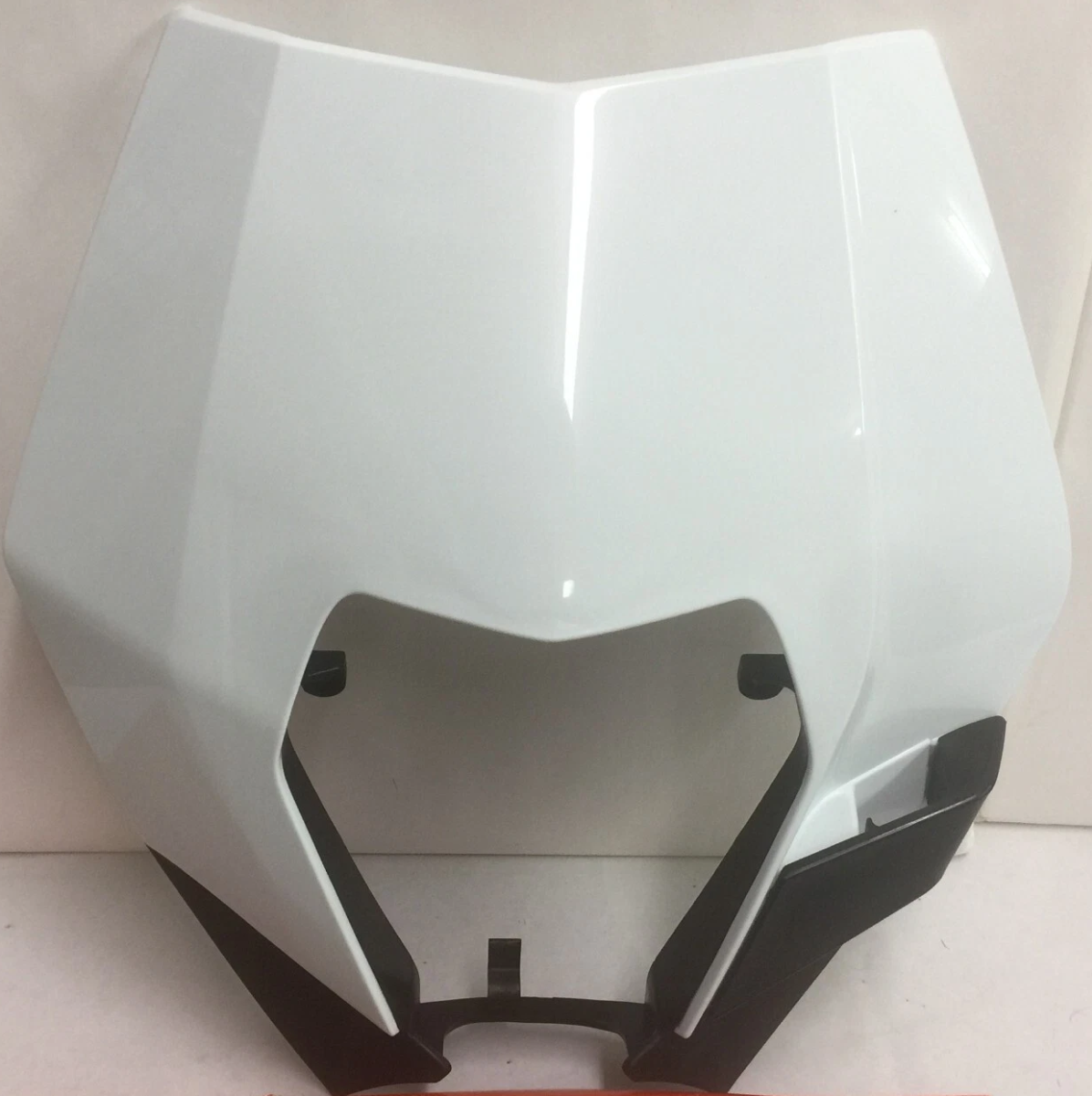 KTM HEAD LIGHT MASK ORANGE wit voor KTM EXC modellen 2008 - 2013
