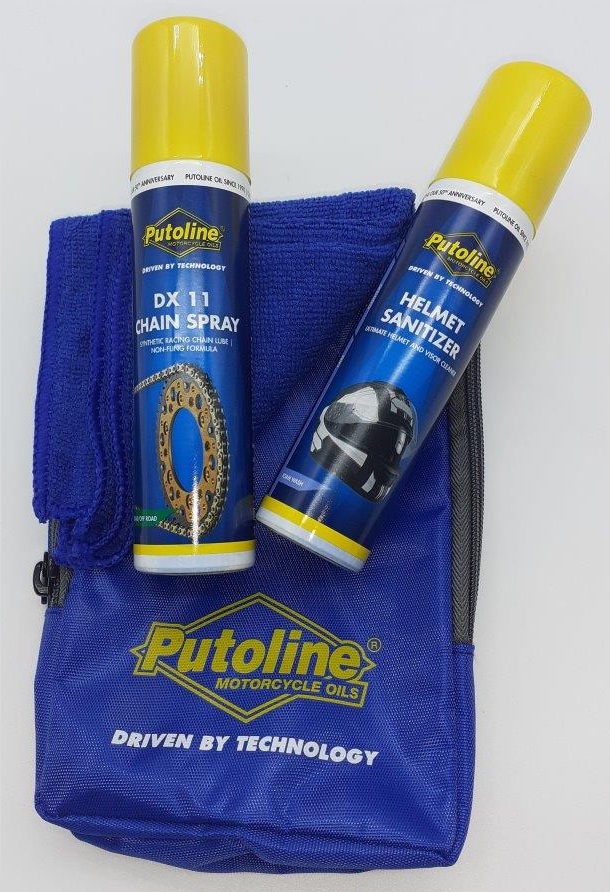 Putoline Travelbag set voor ketting en helm