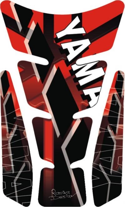 Onedesign Tankpad Yamaha Red Spirit