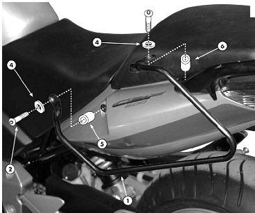 Givi T218 Zijtasbeugels Honda CBF 500 / CBF 600 / CBF 1000