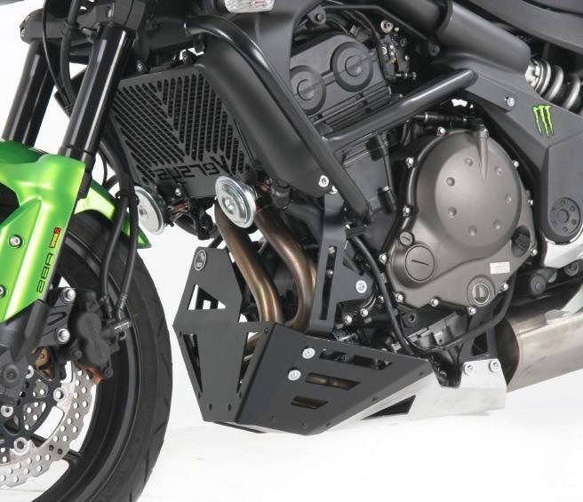 Hepco&Becker Aluminium Carterbescherming voor Kawasaki Versys 650 vanaf 2007 tot 2014