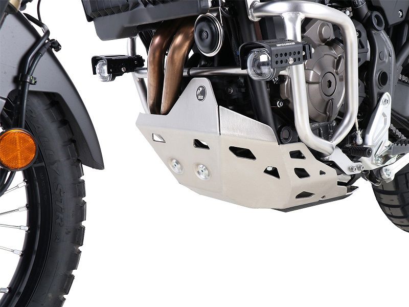 Hepco&Becker zilver Aluminium Carterbescherming voor  Yamaha XT700Z Tenere vanaf 2019 tot 2020 / Rally vanaf 2020