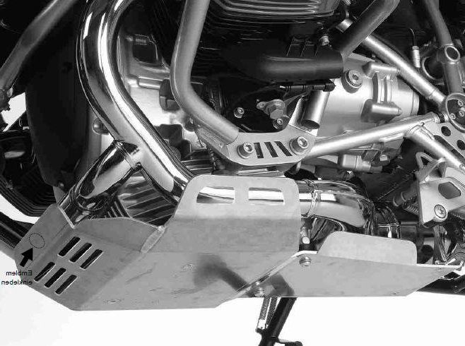 Hepco&Becker Aluminium Carterbescherming voor BMW R1200GS vanaf 2004 tot 2013