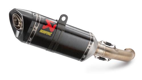 Akrapovic Uitlaat KTM 125 / 390  Duke / 125 / 390 RC  Carbon slip-on EURO4 2017-2020