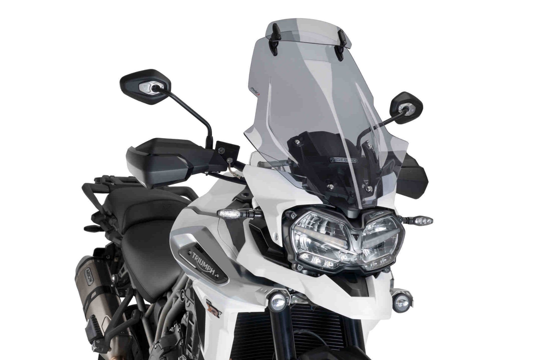 Puig Touring Windscherm Met Opzet Ruitje Triumph 1200 Tiger Explorer 2018-2021