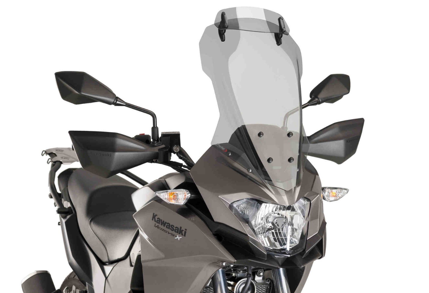 Puig Touring Windscherm Met Opzet Ruitje Kawasaki Verys-X 300 / Adventure Vanaf 2017