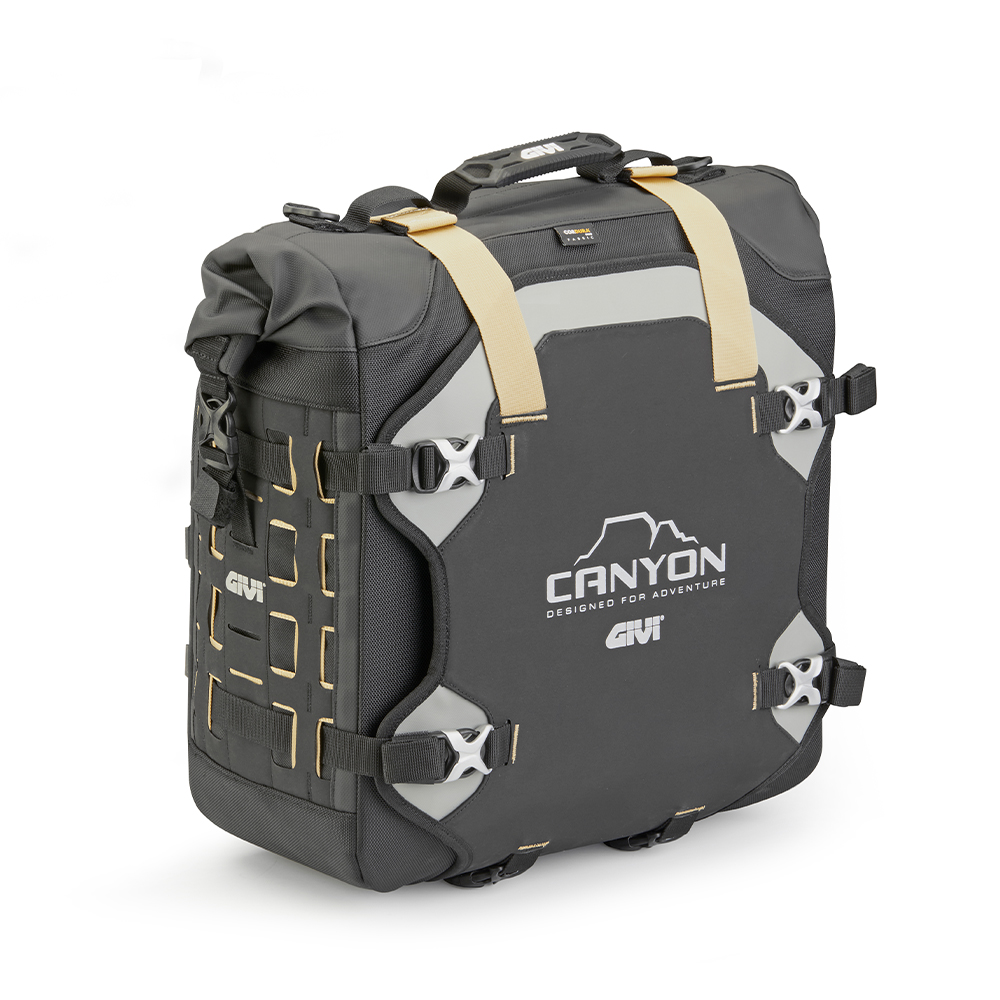 Givi GRT725 30 Liter waterdichte zijtas met het MONOKEY CAM-SIDE bevestigingssysteem