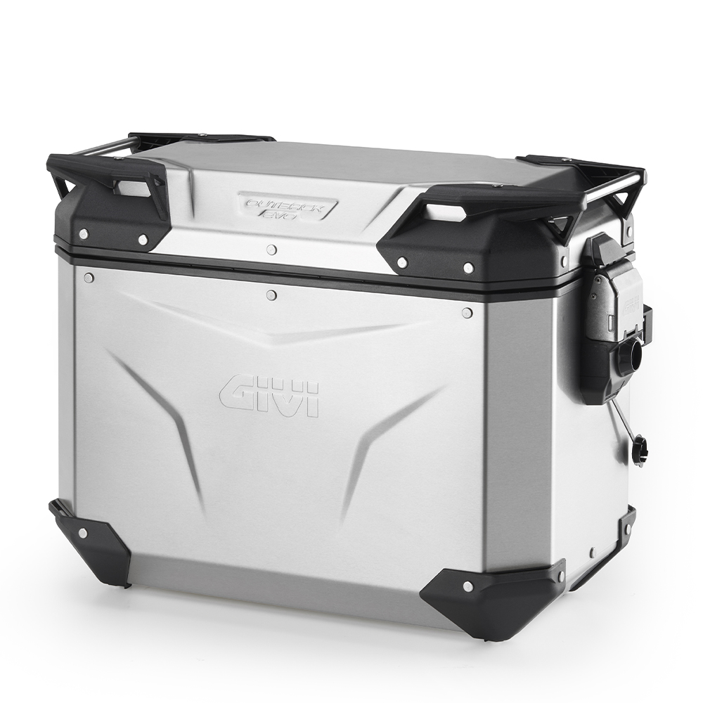 Givi OBKEV44AL Trekker Outback EVO Aluminium zijkoffer links 44 Liter, verkocht zonder slot