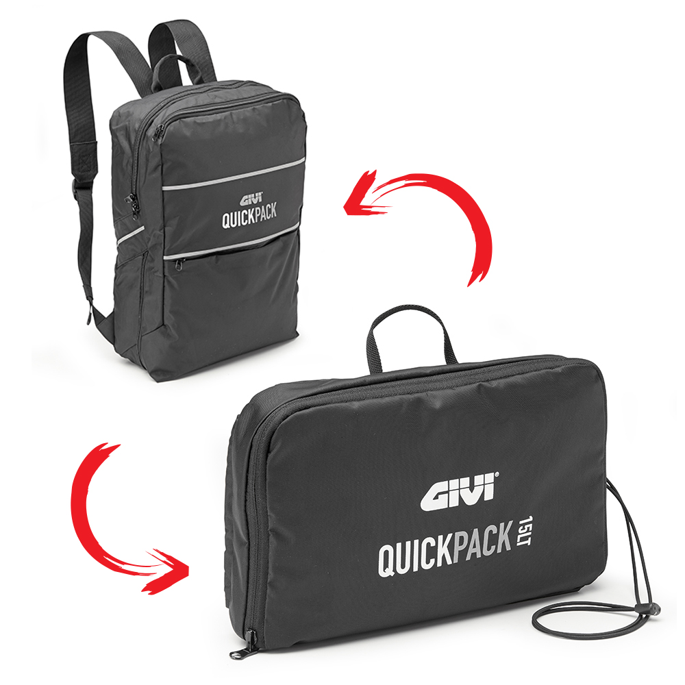 Givi T521 Quick Pack opvouwbare rugzak, 15 liter