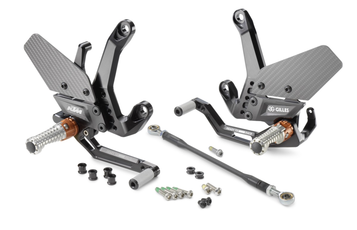 KTM Factory Rem- schakelset met verstelbare Voetsteunen 990 Duke