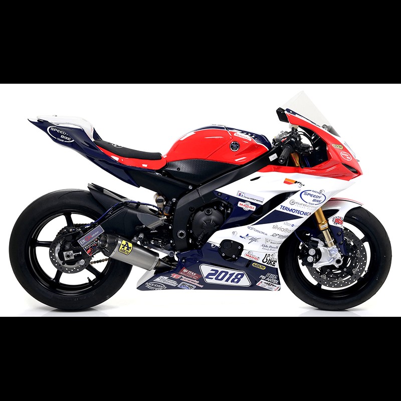 ARROW Works motorfiets uitlaat voor Yamaha YZF R6 vanaf 2017