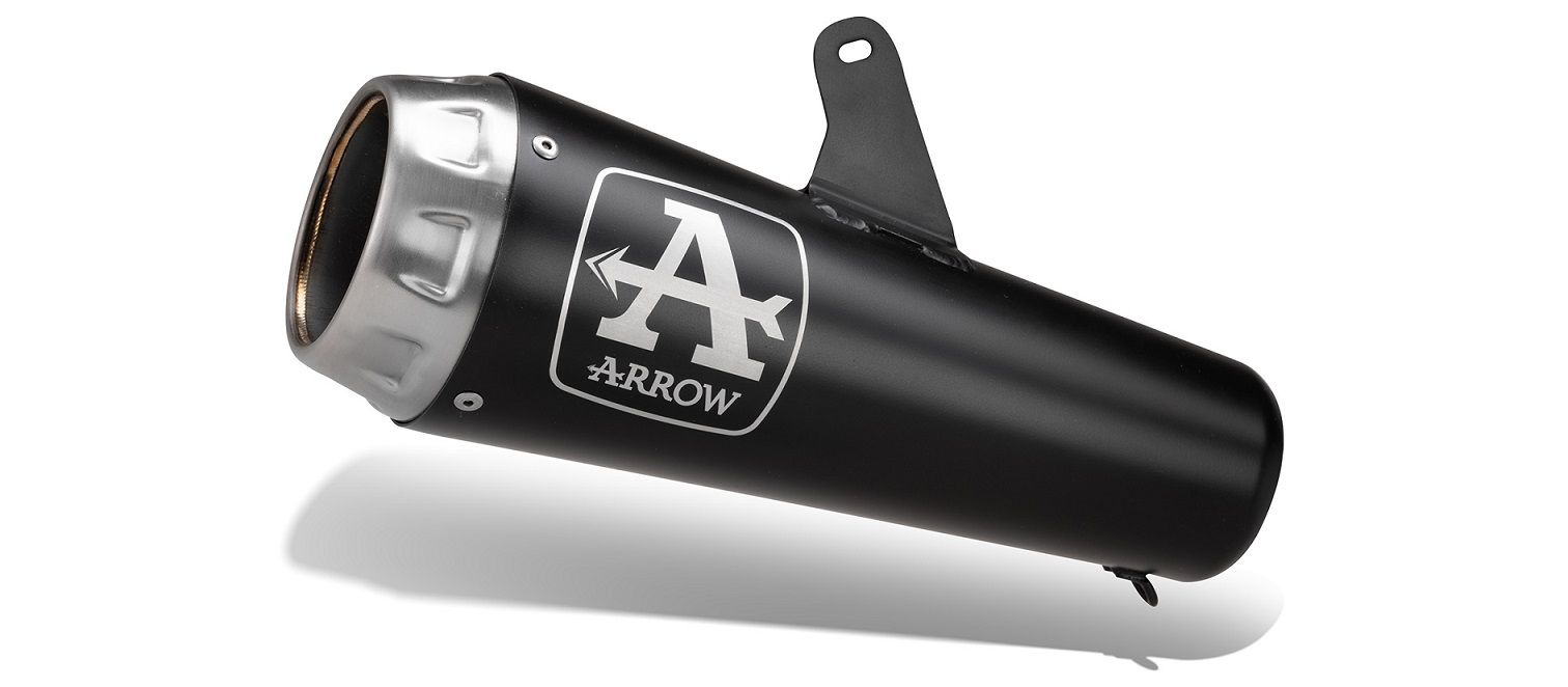 ARROW Dark Pro Race motorfiets uitlaat voor Honda CB650R vanaf 2019