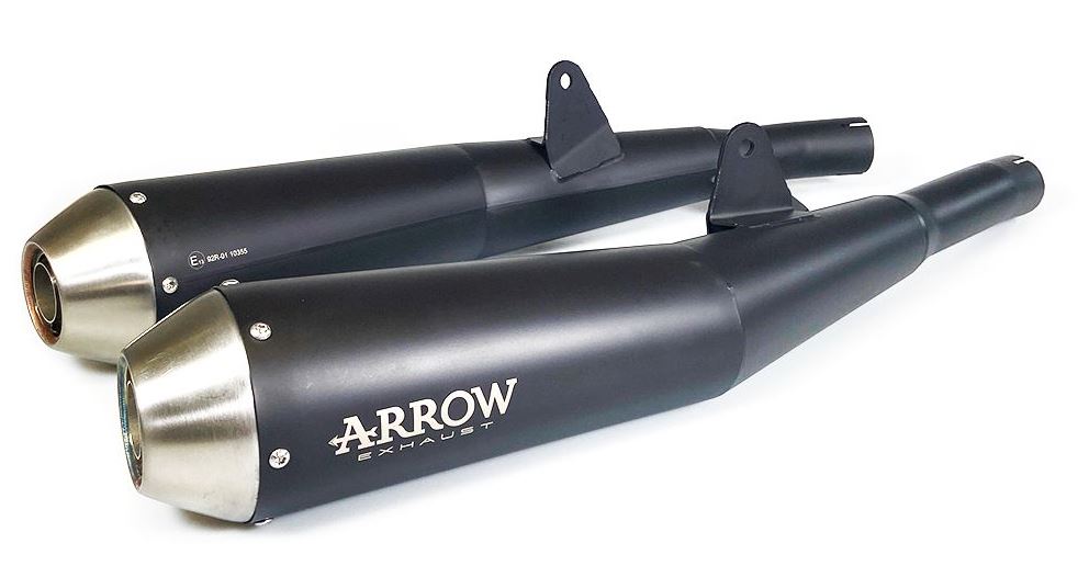ARROW Dark Pro Race motorfiets uitlaat voor Triumph Thruxton1200 vanaf 2016