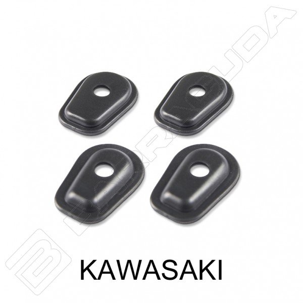 Barracuda adapterplaatjes voor knipperlichten Kawasaki