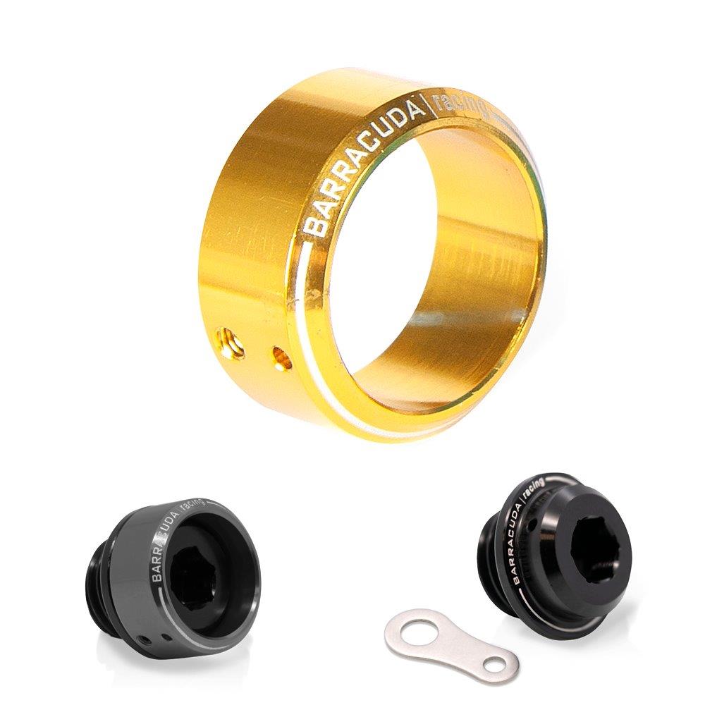 Barracuda insert olievuldop diameter 28 mm goud