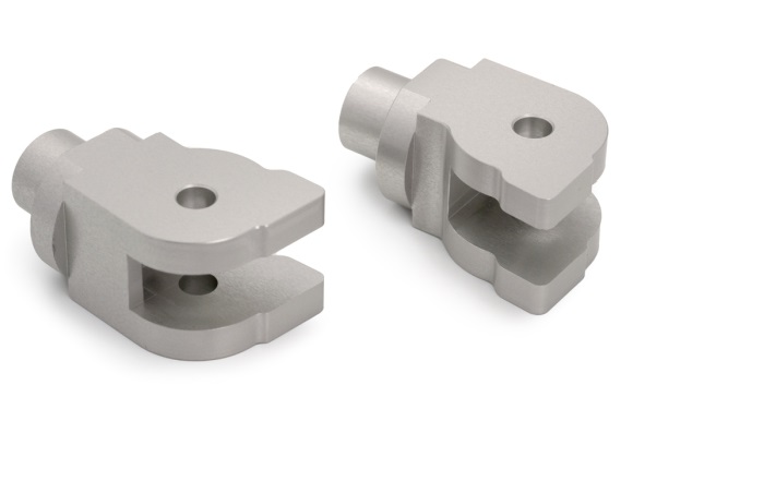 Barracuda voetsteun adapter set voorzijde Ducati