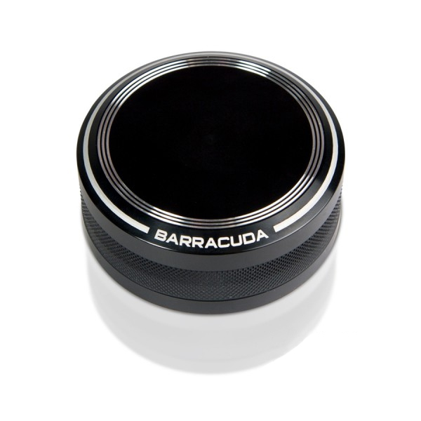 Barracuda aluminium remvloeistofreservoir deksel zwart 37 mm