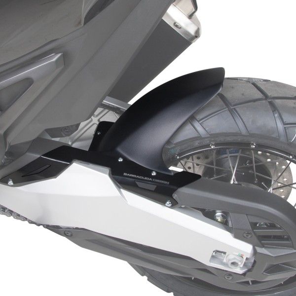 Barracuda Achterspatbord Honda X-ADV / Forza 750 Mat Zwart + Kettingkast Alu Zwart