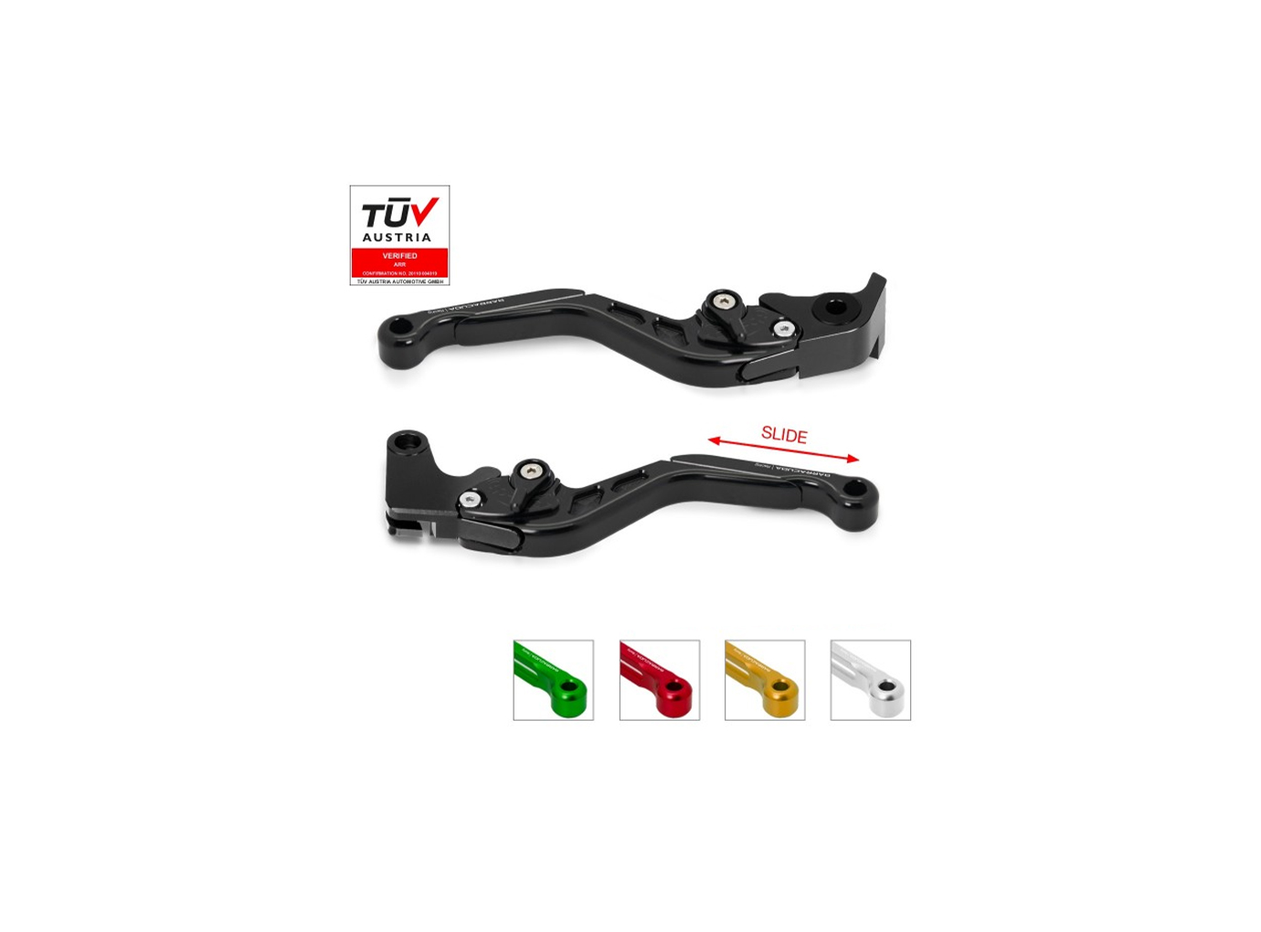 Barracuda rem- en koppelingshendelset KTM 390 Duke van 2013-2021