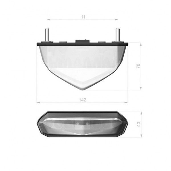 Barracuda Tigrer LED achterlicht universeel