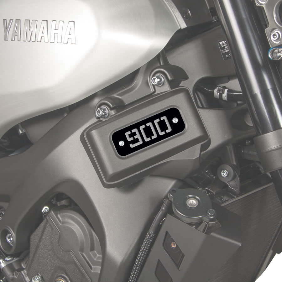 Barracuda zijkappen set zwart voor Yamaha XSR900