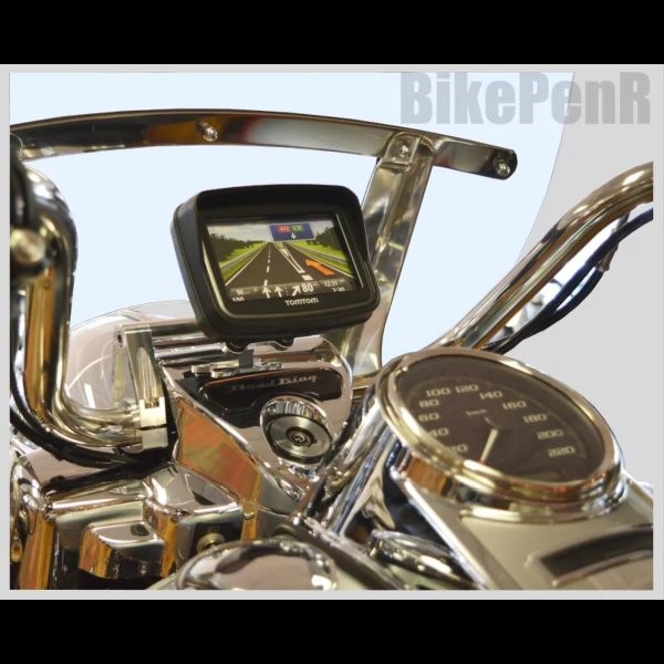 BikePenR GPS en Navigatie montagesteun HD-2 voor Harley Davidson Road King zilver