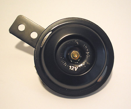 Claxon 12V Zwart 70mm 100 dB