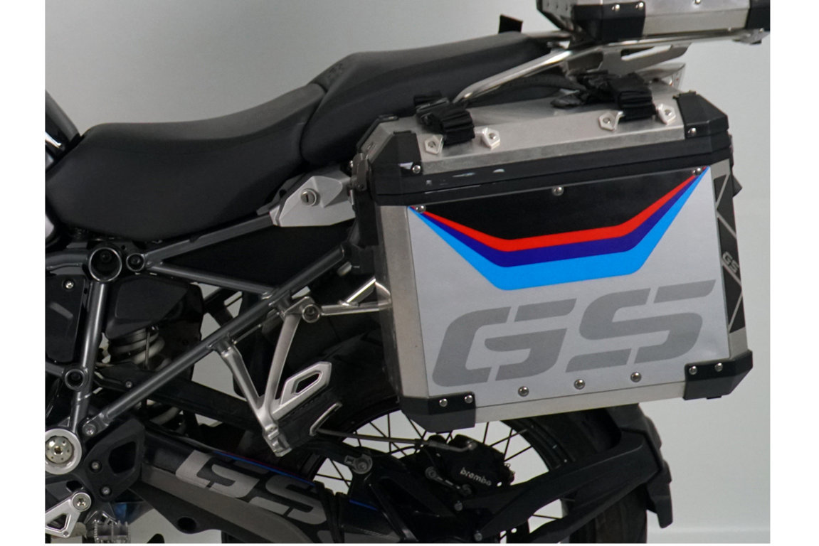 Puig Zijkoffer Sticker GS BMW Adventure Zijkoffer Voor BMW R 700 / 750 / 800 / 850 / 1200 / 1250 GS Modellen