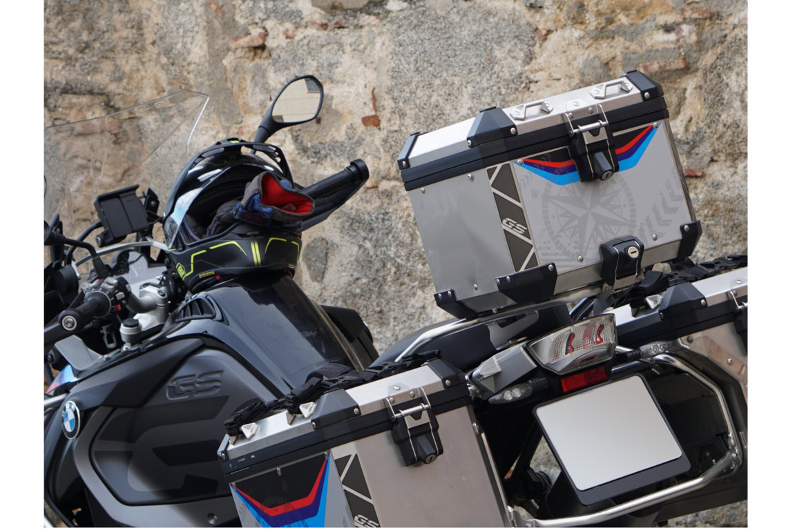Puig Topkoffer Sticker Navigator BMW Adventure Topkoffer Voor BMW R 700 / 750 / 800 / 850 / 1200 / 1250 GS Modellen