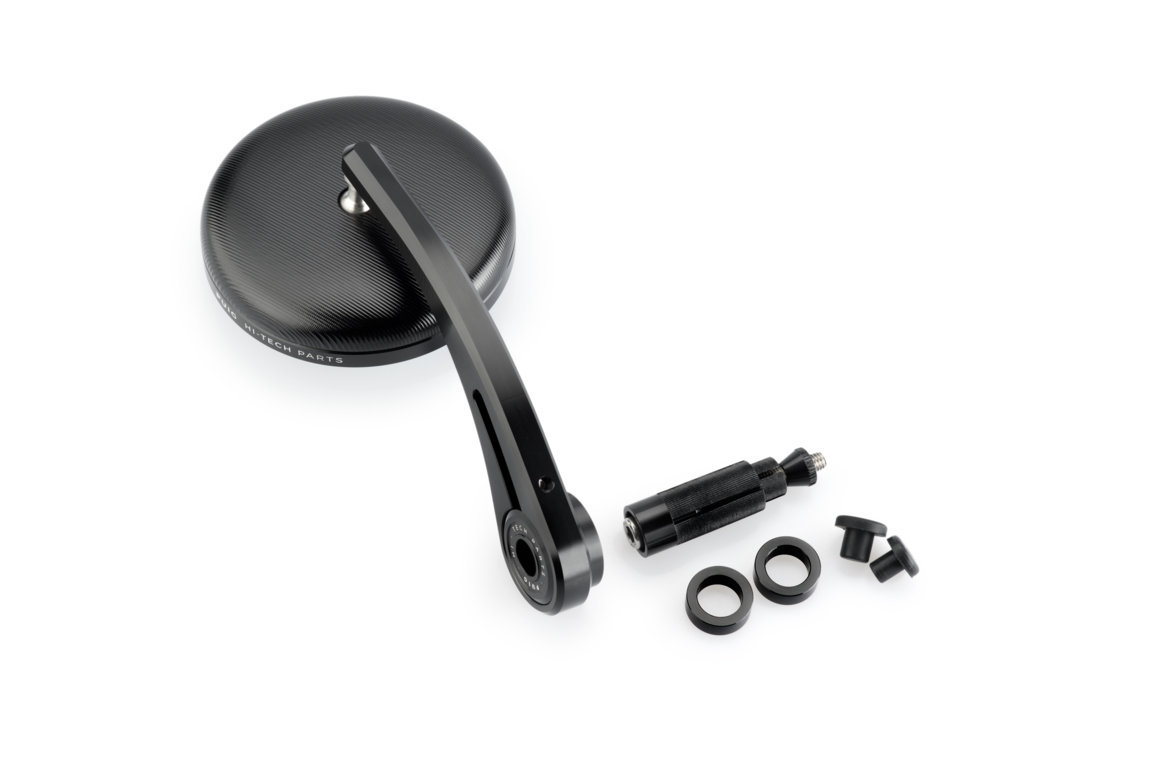 Puig Aluminium Stuureind Spiegel Grand Tracker Zwart