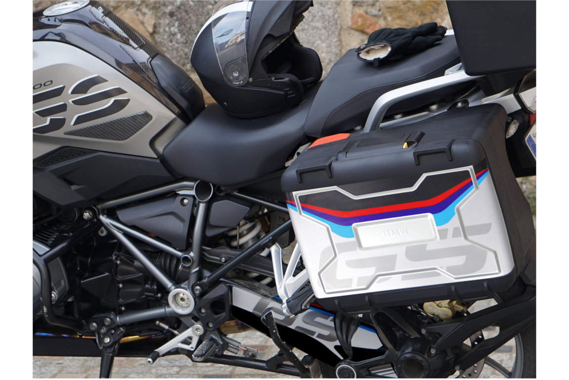 Puig Zijkoffer Sticker BMW Vario Zijkoffer Voor BMW R 700 / 750 / 800 / 850 / 1200 / 1250 GS Modellen