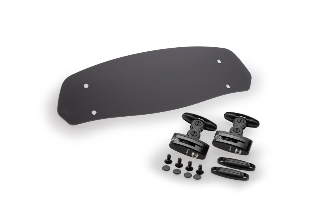 Puig Verstelbaar Opzet Ruitje Clip-On Donker Getint 325 x 102 MM