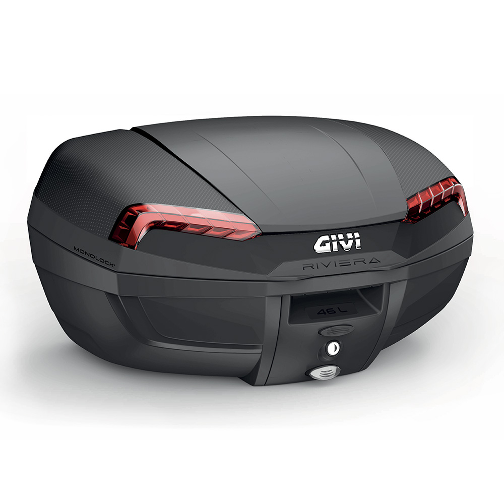 Givi E46 Riviera Topkoffer Monolock 46L Rode Reflectoren