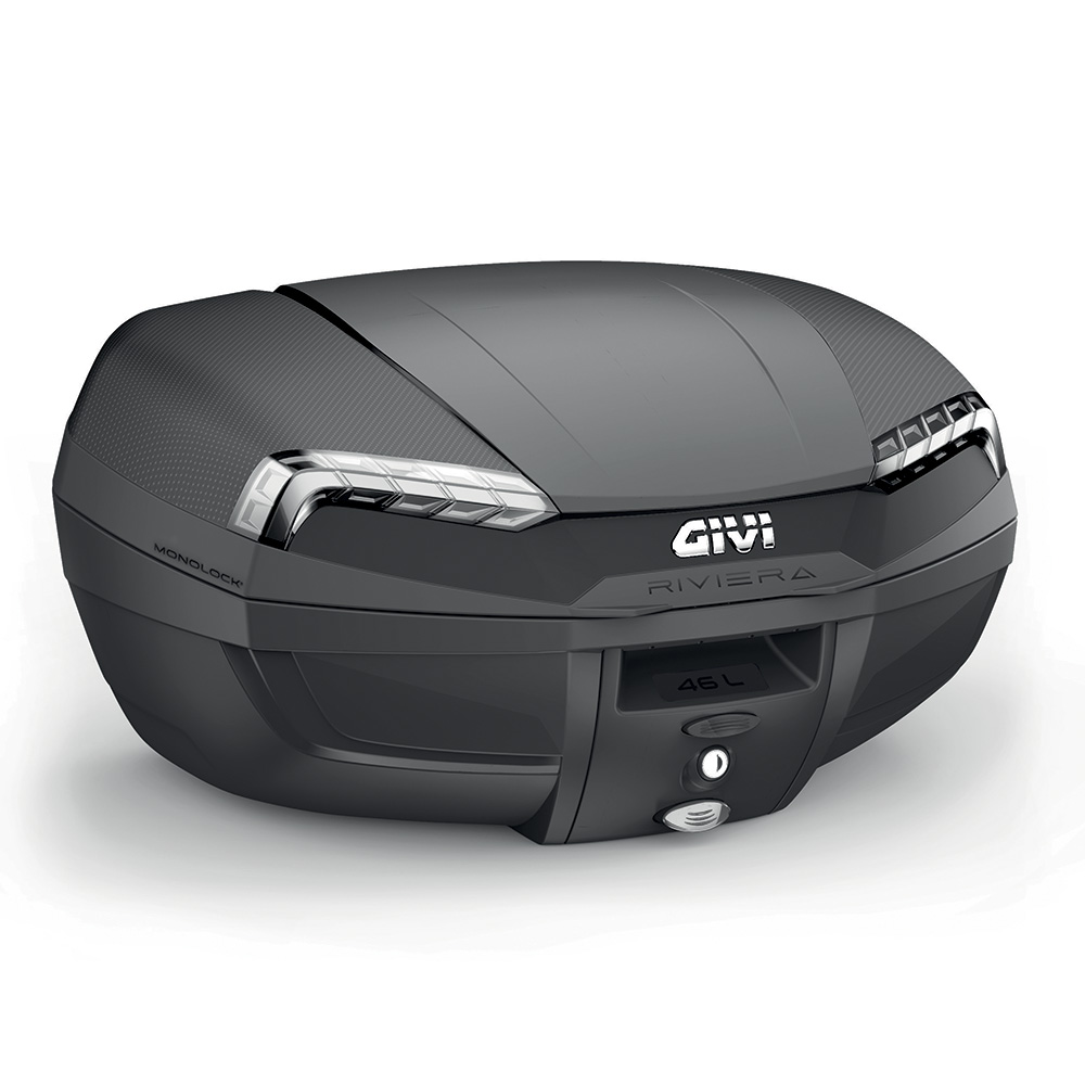 Givi E46 Tech Riviera Topkoffer Monolock 46L Smoke Reflectoren