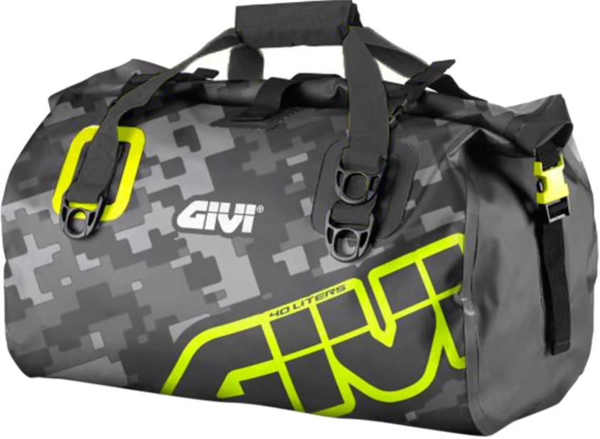 Givi EA115CM Bagagetas waterdicht seat bag camouflage grijs 40 liter