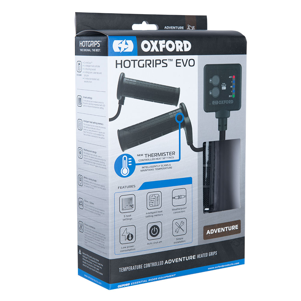 Oxford Hotgrips Evo Adventure Handvatverwarming
