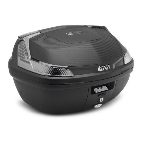 Givi B47NTML topkoffer Monolock 47 l zwart carbon look inclusief universele adaptorplaat