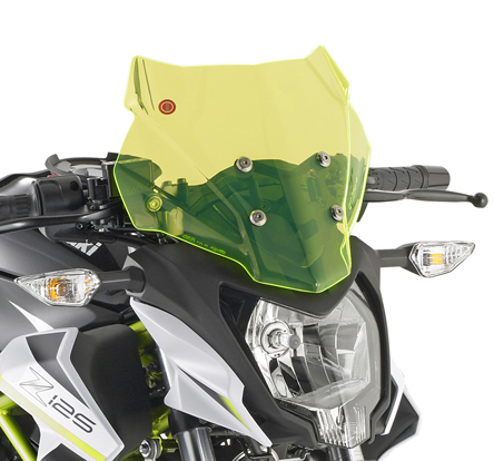 Givi 4125GR Lime Windscherm Kawasaki Z 125 2019-2022